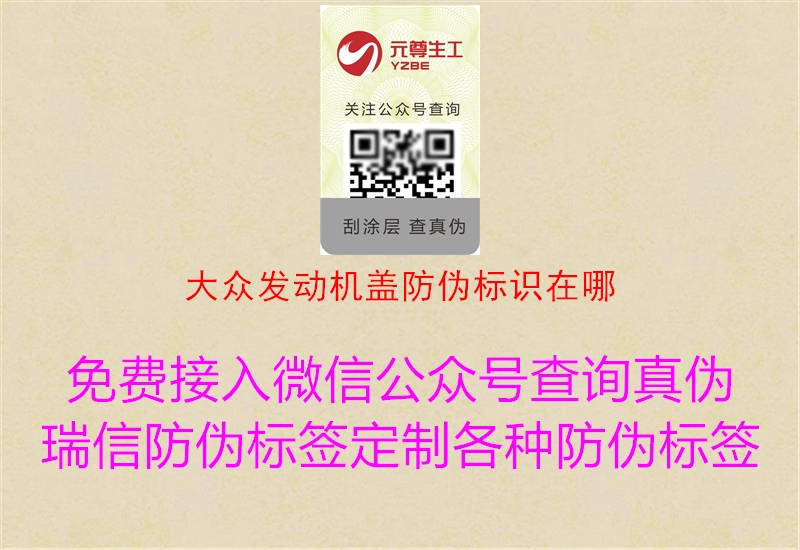 大眾發(fā)動機蓋防偽標(biāo)識在哪1.jpg