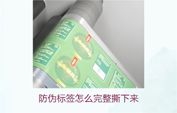 防偽標簽怎么完整撕下來？方法步驟詳解及注意事項(圖2)